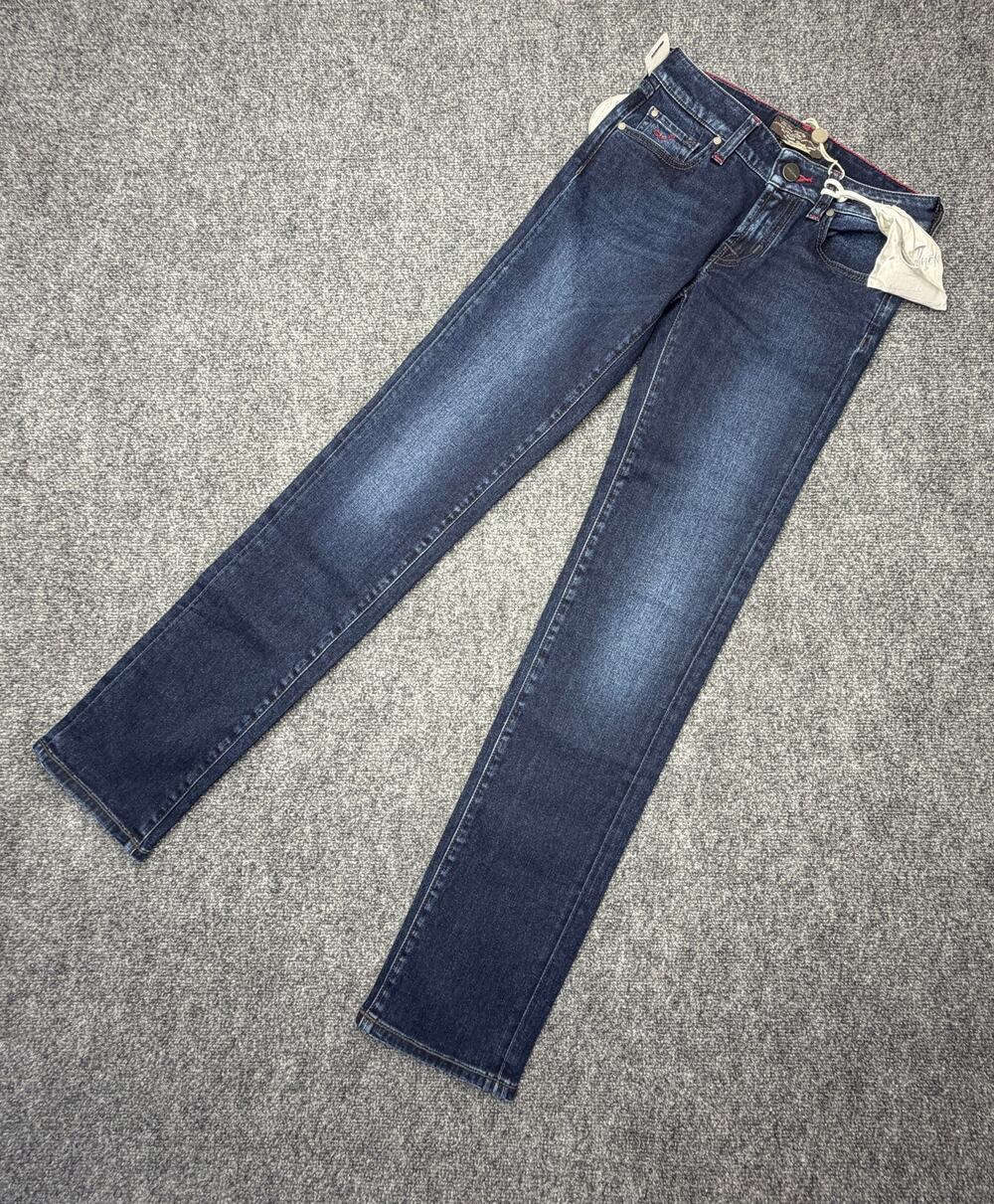 Jacob Cohen PW711 Womens Jeans Size 26 Dark Wash Slim Stretch Italy NWT NEW